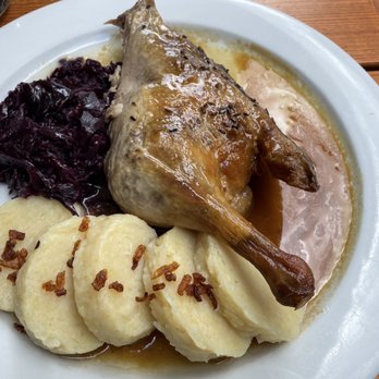 U Parlamentu - Duck with cabbage and potato dumplings. - Czech Near Me - Prague, Puerto Rico