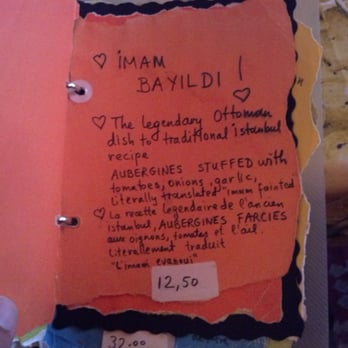 Soğan Sarmısak - handwritten menu - Turkish Near Me - Muğla, 48