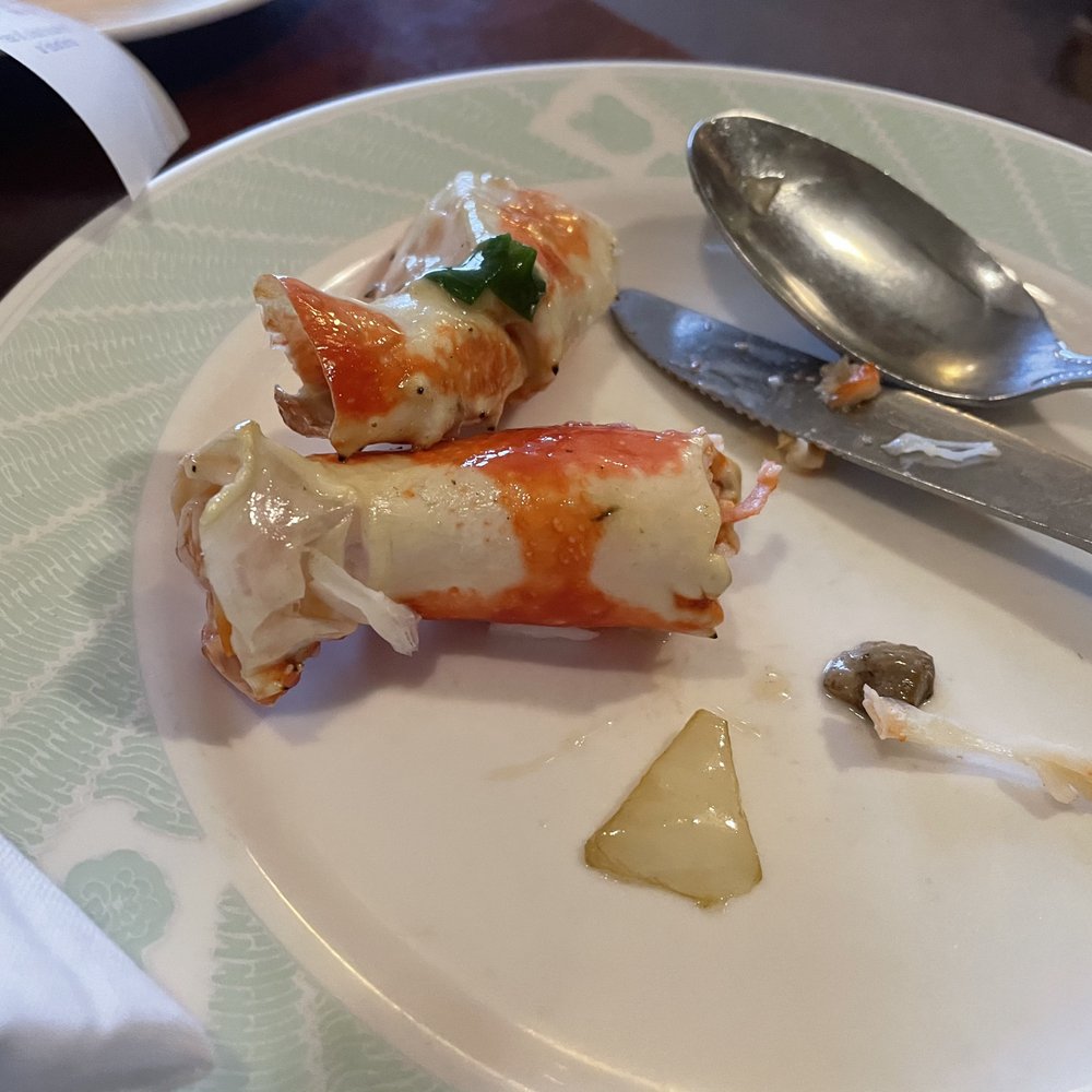 East Restaurant - The two crab pieces to got to scrape out with a knife. - Chinese Near Me - Rutland, Vermont East Restaurant - The two crab pieces to got to scrape out with a knife. - Chinese Near Me - Rutland, Vermont