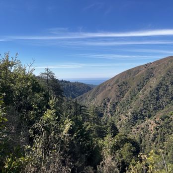 Sykes Hot Springs - Views on the trail - Campgrounds Near Me - Big Sur, California