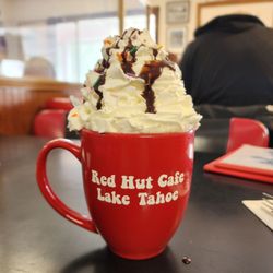 The Red Hut Cafe - Delicious hot chocolate