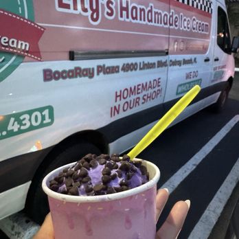 Lily's Handmade Ice Cream - one scoop - Ice Cream & Frozen Yogurt Near Me - Delray Beach, Florida Lily's Handmade Ice Cream - one scoop - Ice Cream & Frozen Yogurt Near Me - Delray Beach, Florida