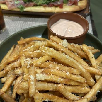 Cataluna - Truffle fries and flat bread - Mediterranean Near Me - Jacksonville, Florida