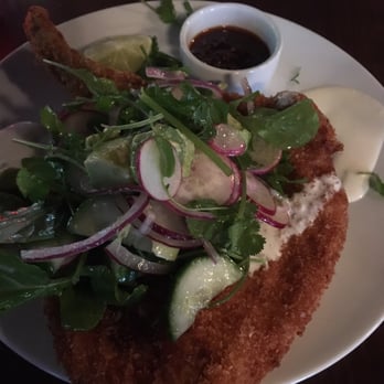 Stanbury - Pork milanesa - New American Near Me - Raleigh, North Carolina Stanbury - Pork milanesa - New American Near Me - Raleigh, North Carolina