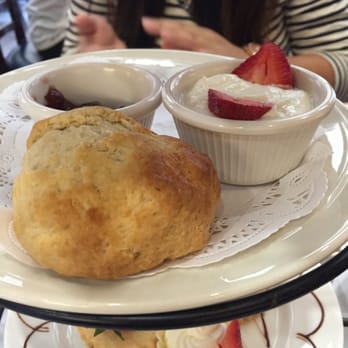 Chado Tea Room - Scone + jam + cream - Tea Rooms Near Me - Hollywood, California Chado Tea Room - Scone + jam + cream - Tea Rooms Near Me - Hollywood, California