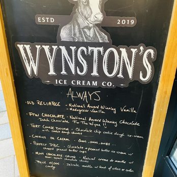 Wynston’s Ice Cream - Menu - Ice Cream & Frozen Yogurt Near Me - San Marcos, California Wynston’s Ice Cream - Menu - Ice Cream & Frozen Yogurt Near Me - San Marcos, California