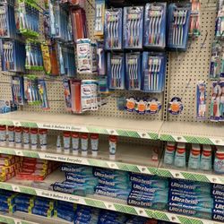 Toothpaste, toothbrushes, floss