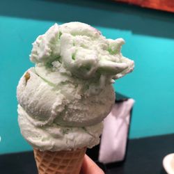 Sarah Jean's Ice Cream - Pistachio scoop