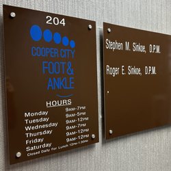 Cooper City Podiatry Center - Hours as of 10/21/2023.