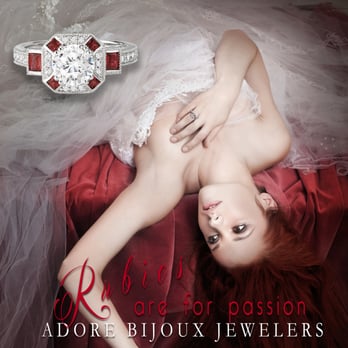 Adore Bijoux Jewelers - Unique and striking, the Romance Bridal Collection featuring art deco designs and gemstones - Jewelry Near Me - Plano, Texas Adore Bijoux Jewelers - Unique and striking, the Romance Bridal Collection featuring art deco designs and gemstones - Jewelry Near Me - Plano, Texas