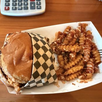 Double B's Burgers - The side are the loaded fries, again very well seasoned the sauces were amazing. - Burgers Near Me - Modesto, California Double B's Burgers - The side are the loaded fries, again very well seasoned the sauces were amazing. - Burgers Near Me - Modesto, California