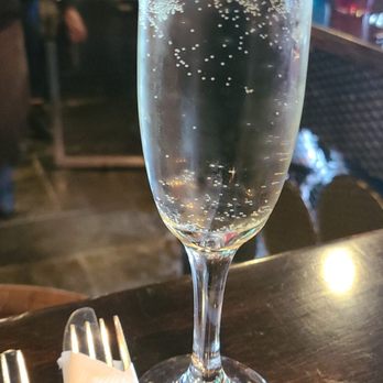 The Pan - Glass of Prosecco - Pizza Near Me - Long Beach, California The Pan - Glass of Prosecco - Pizza Near Me - Long Beach, California