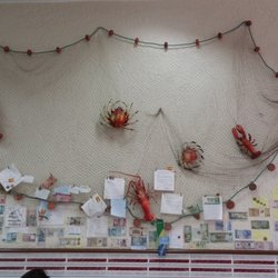 Marisqueira dos Pobres - Sur le mur des remerciements et des publicités du restaurant