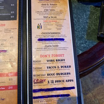 Rusty Cannon Pub - Updated menu and specials: many items missing - American Near Me - Austin, Texas