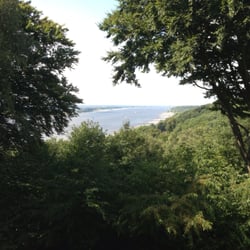 Bismarckstein - Blick auf die Elbe vom Bismarckstein