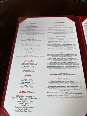 Menu photo 2 Bar Pazzo Scranton, PA