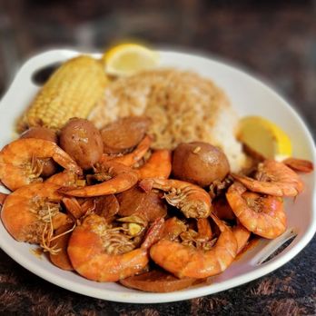 El Coco Loco Modesto - My plated food I got at El Coco Loco - Seafood Near Me - Modesto, California