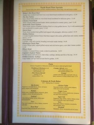 Menu photo 2 Treehouse Restaurant Kenai, AK
