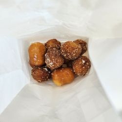 North Bay Bagels & Donuts - A dozen glazed and cake doughnut holes