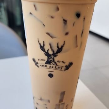 The Alley - Randomly chose The Alley Trio Milk Tea ($6.95, 7/7/24) - Bubble Tea Near Me - Seattle, Washington The Alley - Randomly chose The Alley Trio Milk Tea ($6.95, 7/7/24) - Bubble Tea Near Me - Seattle, Washington