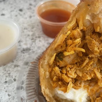 Little Brazil - The inside with hot sauce and garlic sauce - Brazilian Near Me - Wheat Ridge, Colorado Little Brazil - The inside with hot sauce and garlic sauce - Brazilian Near Me - Wheat Ridge, Colorado