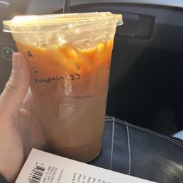 Iced Americano with Pumpkin! Iced Americano with Pumpkin!