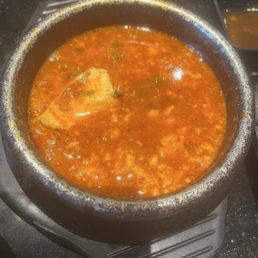 Spicy beef and tofu soup (very spicy imo) Spicy beef and tofu soup (very spicy imo)