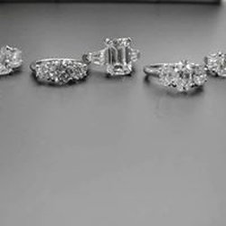 Elebash Jewelry - Three Stone Rings!