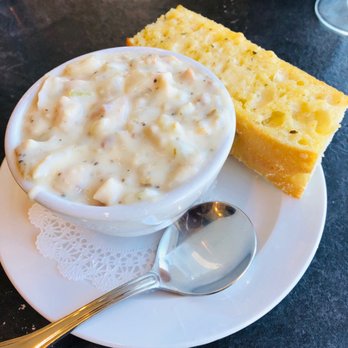 Seabolt's Restaurant - Cup of chowder with delicious hot bread!!! - Seafood Near Me - Oak Harbor, Washington Seabolt's Restaurant - Cup of chowder with delicious hot bread!!! - Seafood Near Me - Oak Harbor, Washington