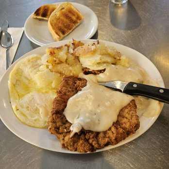 Rudford's Restaurant - Chicken fried steak and eggs 20 bucks the gravy sucked and one piece of toast - Diners Near Me - San Diego, California