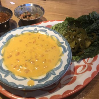 Lupe Tortilla Mexican Restaurant - Regular size queso more than enough for 3- 4 people!! - Mexican Near Me - Irving, Texas