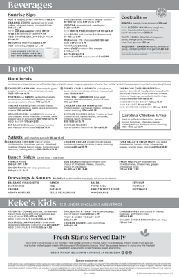 Menu photo 1 Keke's Breakfast Cafe La Quinta, CA