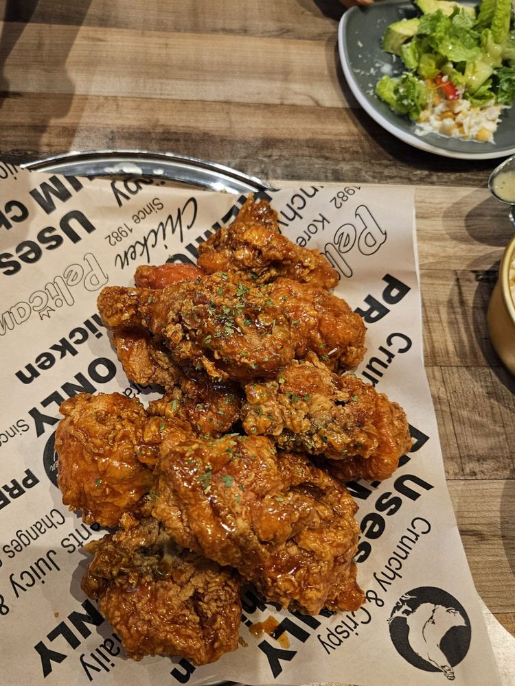 Food from Pelicana Chicken