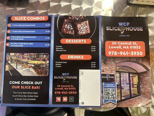 Menu photo 2 WCP Slice House Lowell, MA Menu photo 2 WCP Slice House Lowell, MA