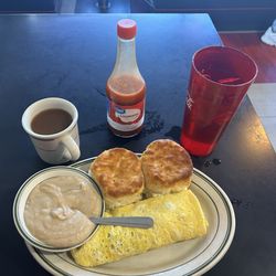 Hih Burger - Great breakfast!! Western omelette