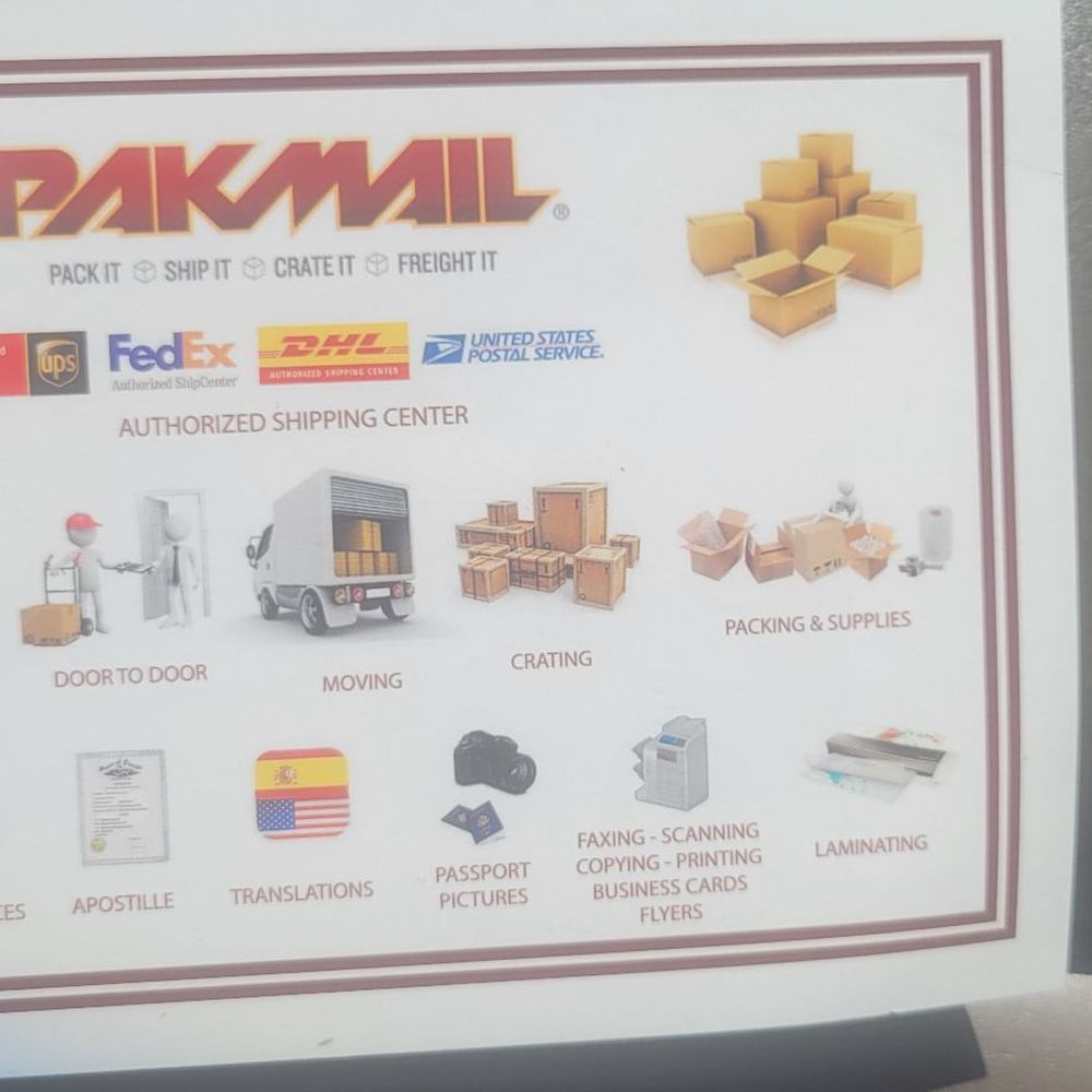 Pak Mail - Shipping Centers Near Me - Pembroke Pines, Florida Pak Mail - Shipping Centers Near Me - Pembroke Pines, Florida