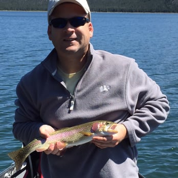 Deep Canyon Outfitters - My pal Paul with a nice trout - Fishing Near Me - Bend, Oregon