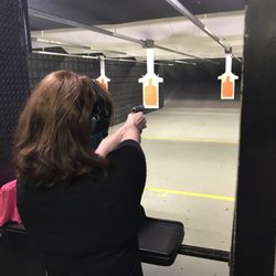 Hawkeye Shooting Academy - Each lane comes with a free target.