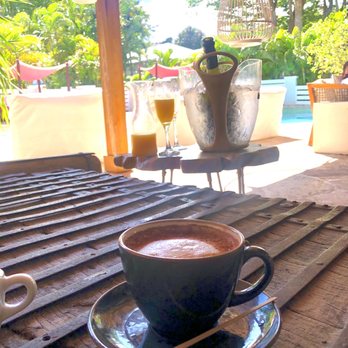 Eclipse Restaurant - Cappuccino and the fun bucket in the back - Caribbean Near Me - Isabela, Puerto Rico