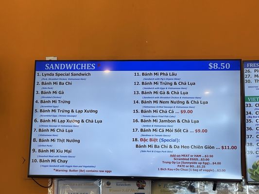 Menu photo 2 Lynda Sandwich San Jose, CA Menu photo 2 Lynda Sandwich San Jose, CA
