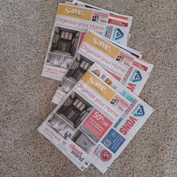 US Post Office - Lazy mailman dumping 3 weekly inserts in my mailbox.