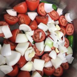 Chilango Fresh Mexican - Another batch of fresh salsa.