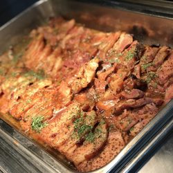 Black Forest Restaurant - Honey mustard ham at the buffet
