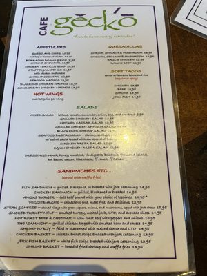 Menu photo 1 Cafe Gecko Plano, TX Menu photo 1 Cafe Gecko Plano, TX