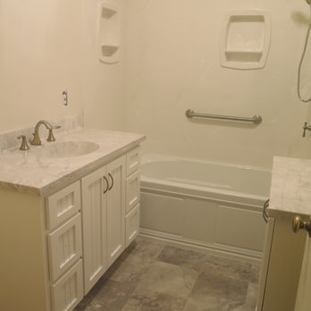OC Contractor, Inc - Mid-remodel: they installed the bathtub, flooring and cabinets in only 1 week! - General Contractors Near Me OC Contractor, Inc - Mid-remodel: they installed the bathtub, flooring and cabinets in only 1 week! - General Contractors Near Me
