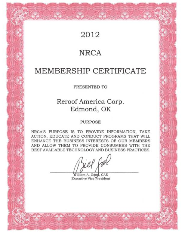 Slide of Reroof America Contractors