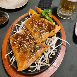 Salmon Teriyaki Dinner
