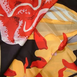 The Grove Gallery - Designer silk scarf by Liz Hobby