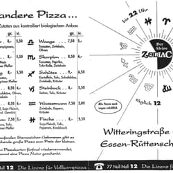 Zodiac - Die andere Pizza