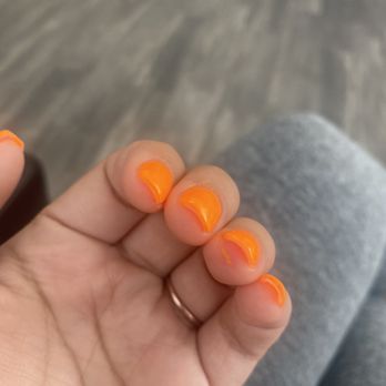 Ketty Nail & Spa - supposed to be square shaped LOL don't come here ! - Nail Salons Near Me - Queensbury, New York